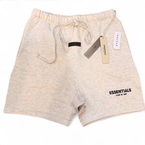 Fear of God Essentials Light Oatmeal Shorts